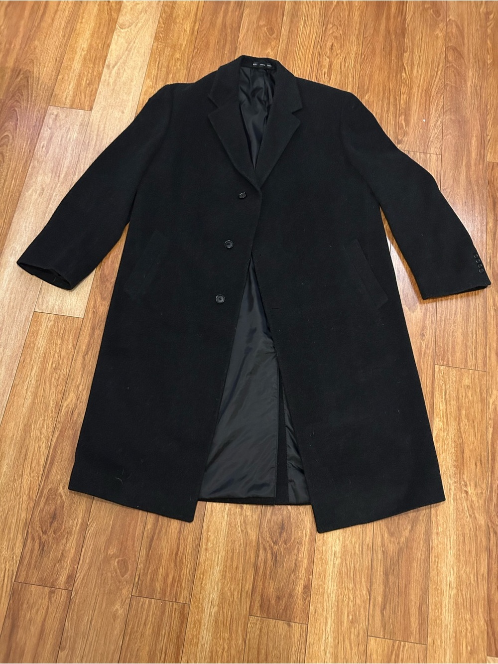 London Fog Black Men's Wool Coat